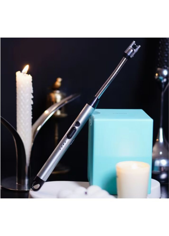 Імпульсна металева USB запальничка з вбудованим акумулятором для газової плити, духовки, розпалу, No Brand USB-зарядка (370792293)