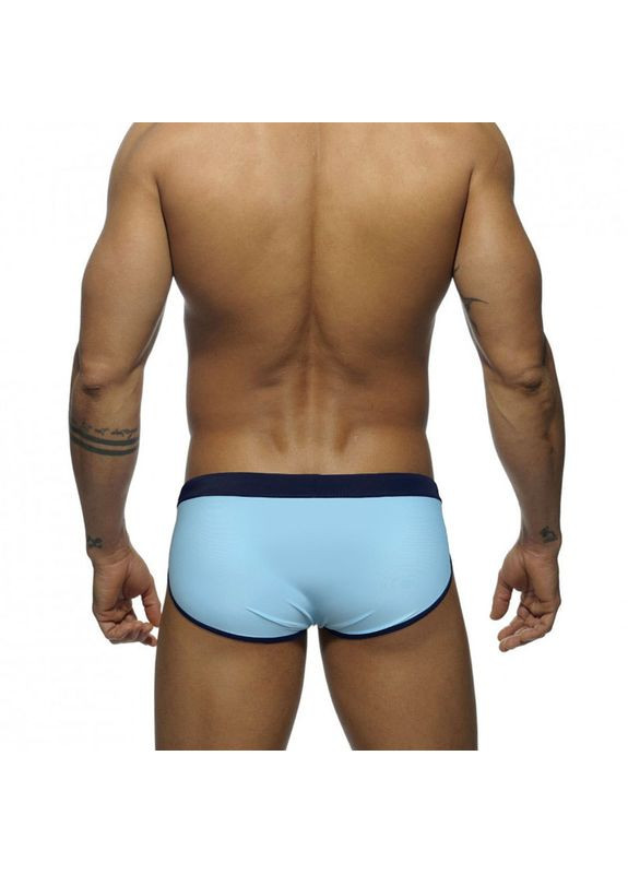 Мужские белые пляжные, спортивные, повседневные, кэжуал мужские плавки брифы темно-синий 7891 брифы Sport Line