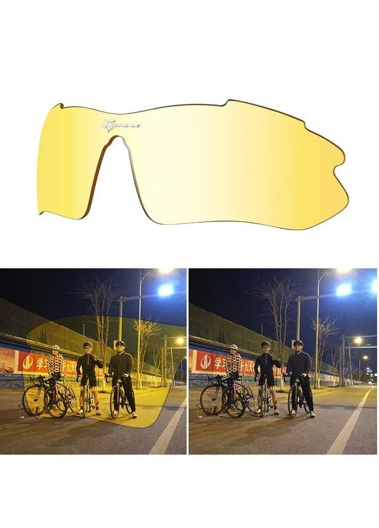 Очки спортивные Polarized UV400 5 линз велосипедные Черно-красные (ZC050412) Rockbros (333707672)