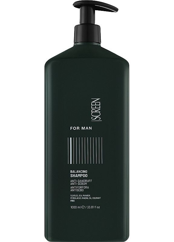 Чоловічий шампунь балансувальний проти лупи й себореї For Man Balancing Shampoo 250ml (2-951681) Screen (369794863)
