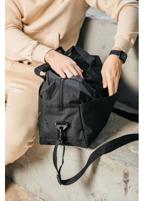 Дорожная / спортивная сумка Black Label Черная Puma (373297042)