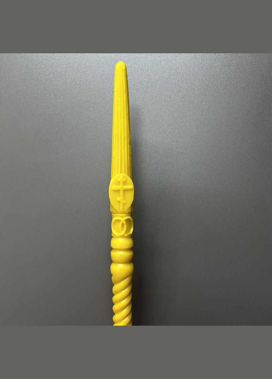 Свічка весільна вінчальна обрядова воскова натуральна 31 см МЕД ПОШТОЮ (322148903)