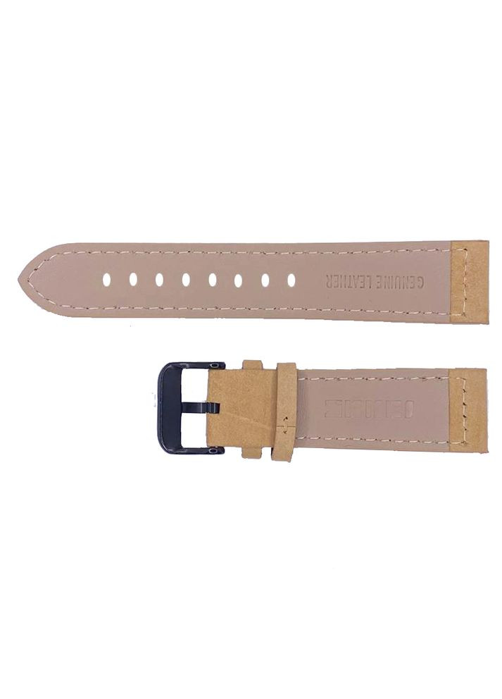 Ремінець для годинника 22 мм Нубук Хакі чорна пряжка для чоловіків класичний стильний ремінець ProDobro (367267609)