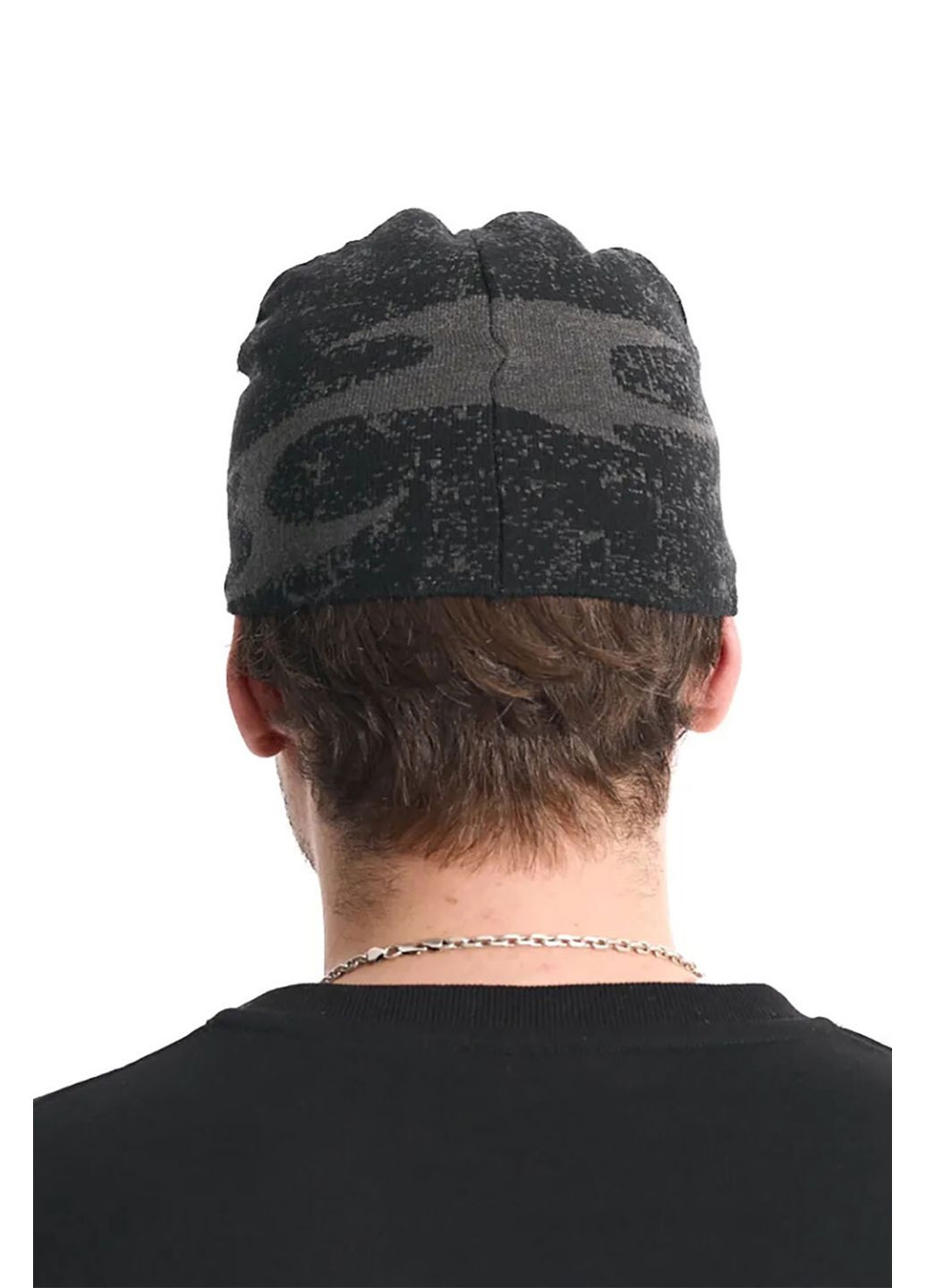 Шапка унисекс Trbl черно-серая OGP (372736341)