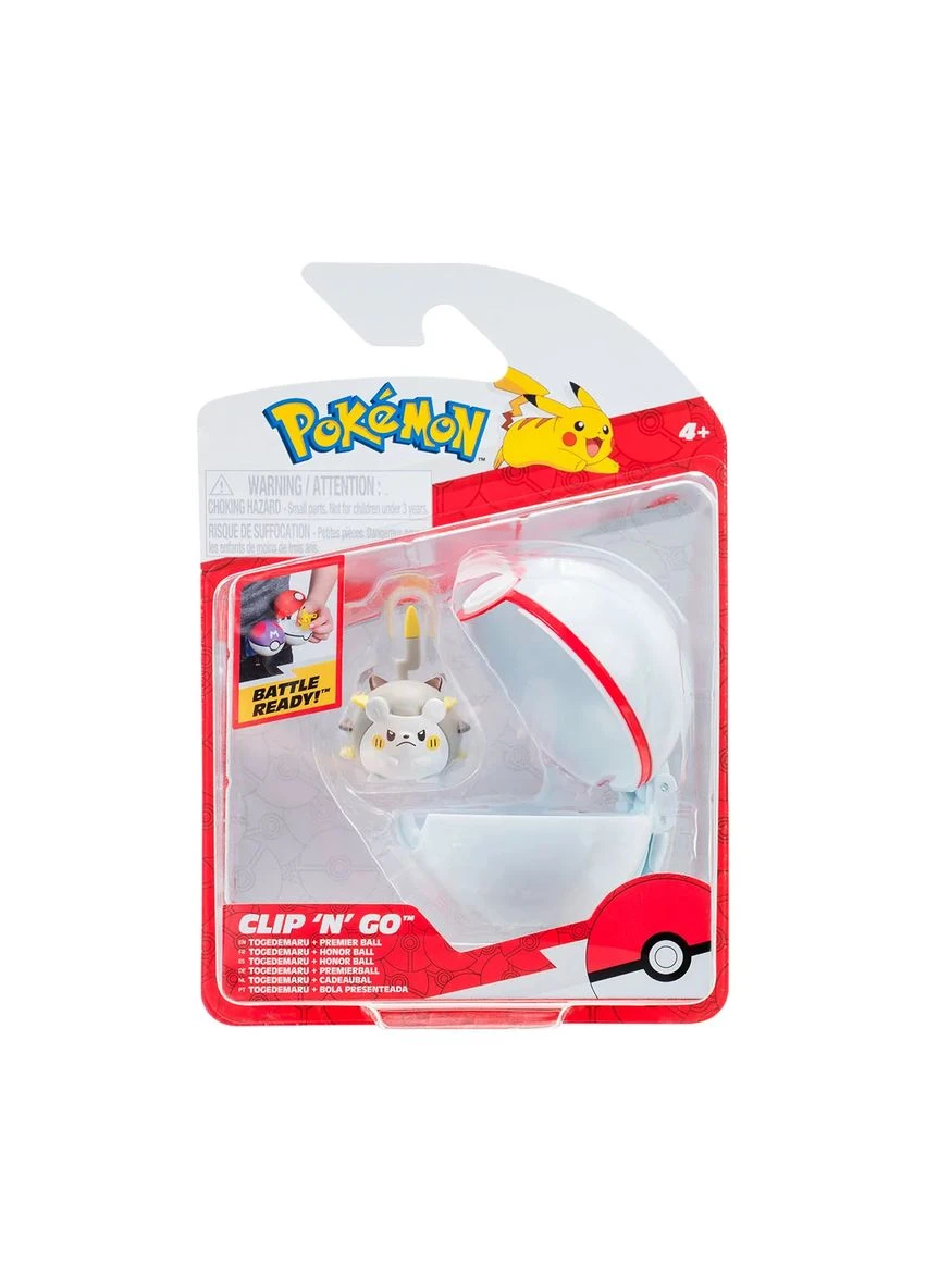 Ігровий набір полімер 5 см Тогедемару в покеболі Pokemon (393591965)
