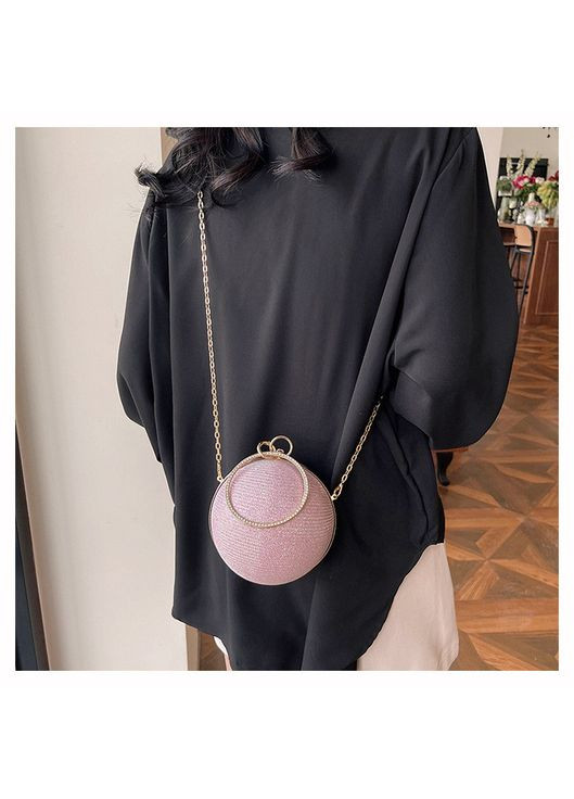 Жіноча кругла сумка 5007 куля на ланцюжку No Brand (367041181)