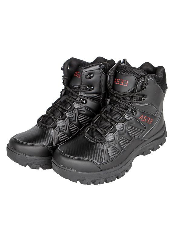 Ботинки тактические GZ706 Black р.40 износостойкие военные на демисезон taktical Lesko (342118496)