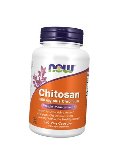 Хитозан с хромом, Chitosan Plus, 120вегкапс (72128074) Now Foods (293254436)