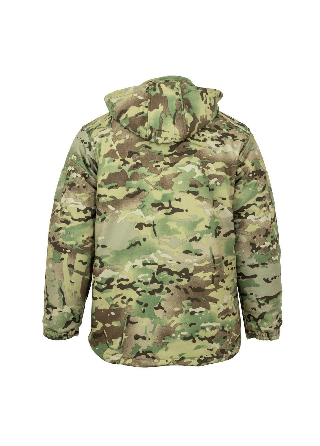 Комбинированная зимняя куртка зимняя softshell max-heat multicam Vik-Tailor