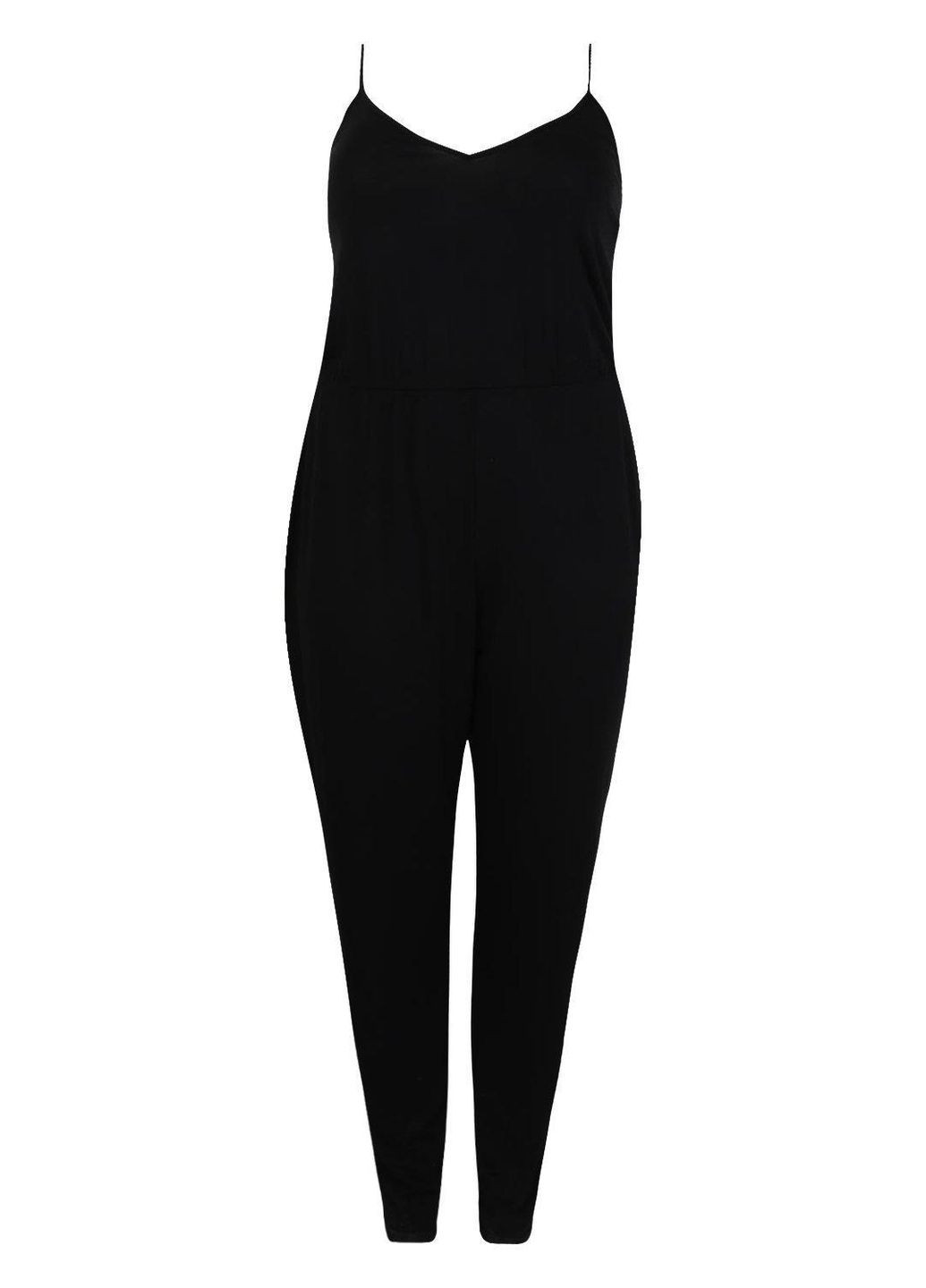 Комбінезон Boohoo однотонний чорний