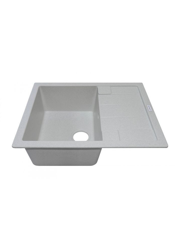 Кухонна мийка зі штучного каменю/кварцева 645х495х200мм, прямокутна ANILA Світло-сірий (44080645495) Adamant (369798630)