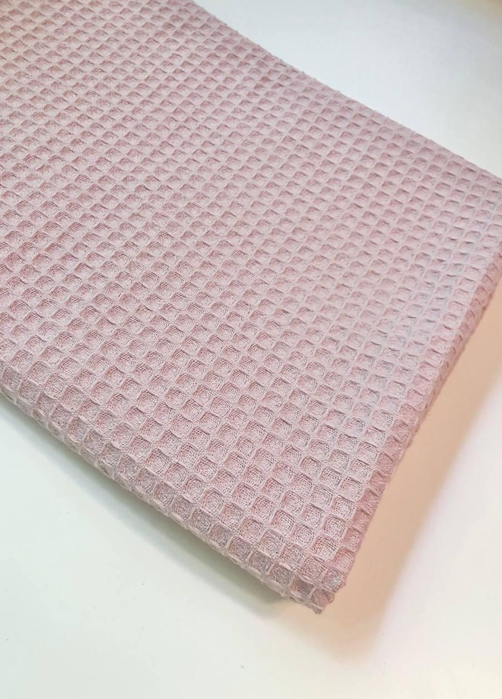 Полотенце для рук и лица вафельное 50×90 см Vishnya светло-розовый