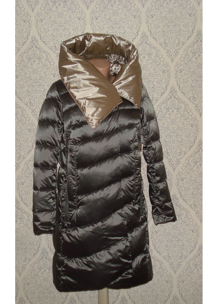 Оливковый (хаки) демисезонный Пуховик Snowimage