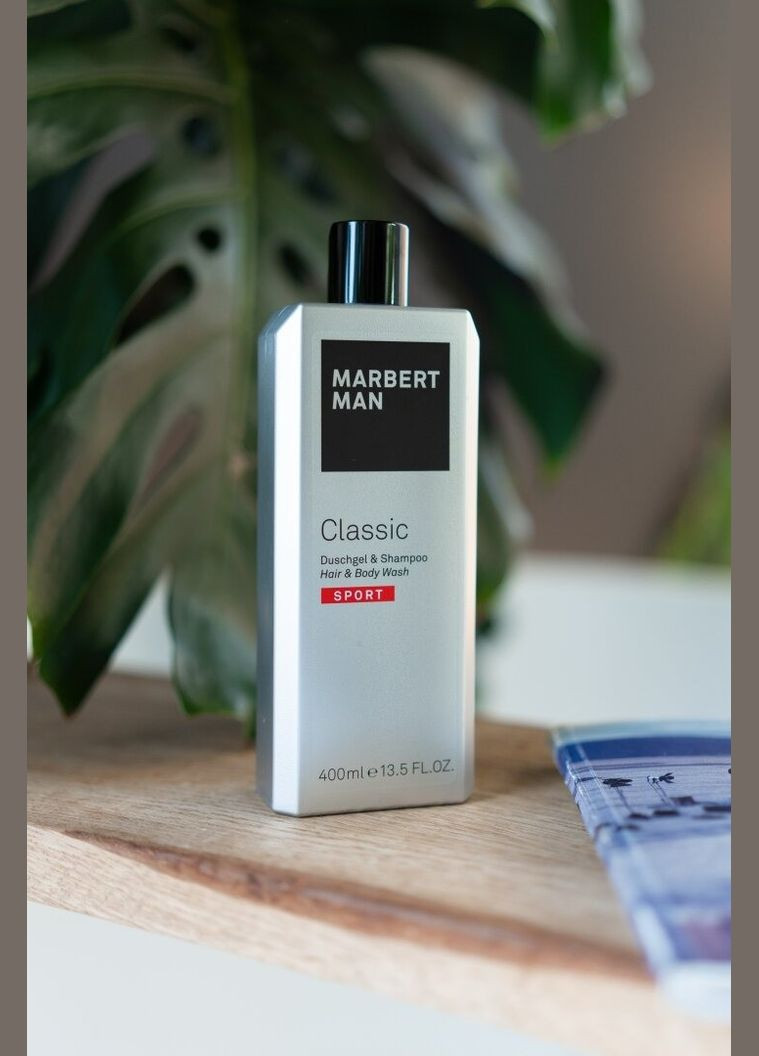 Шампунь та гель для душу Man Classic Sport Hair & Body Wash, 400мл Marbert (305571525)