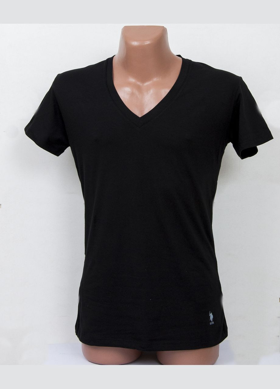 Чорна домашній одяг u. . polo assn - футболка чоловіча 80086 чорна, s 1шт U.S. Polo ASSN