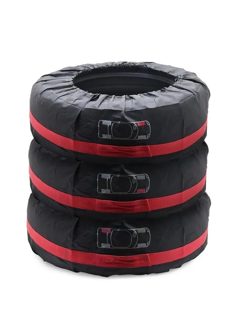 Комплект набор чехлов с ручками для хранения переноски автомобильных колес шин запаски 4 шт (476768-Prob) R15-R18 Unbranded (290663815)