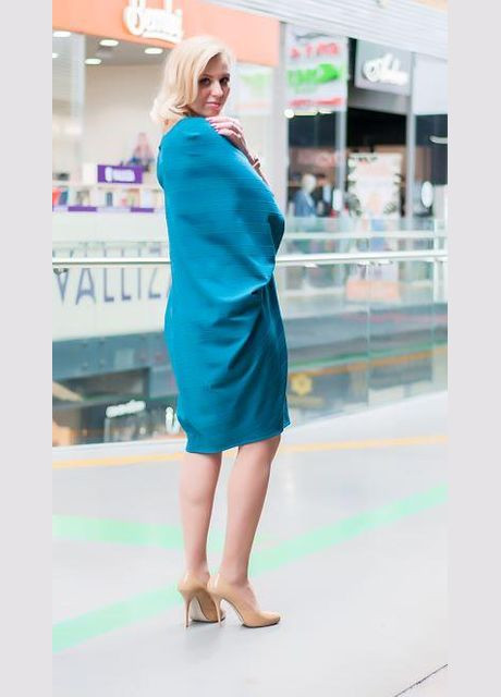 Зеленое вечернее платье-балахон 2 Льва