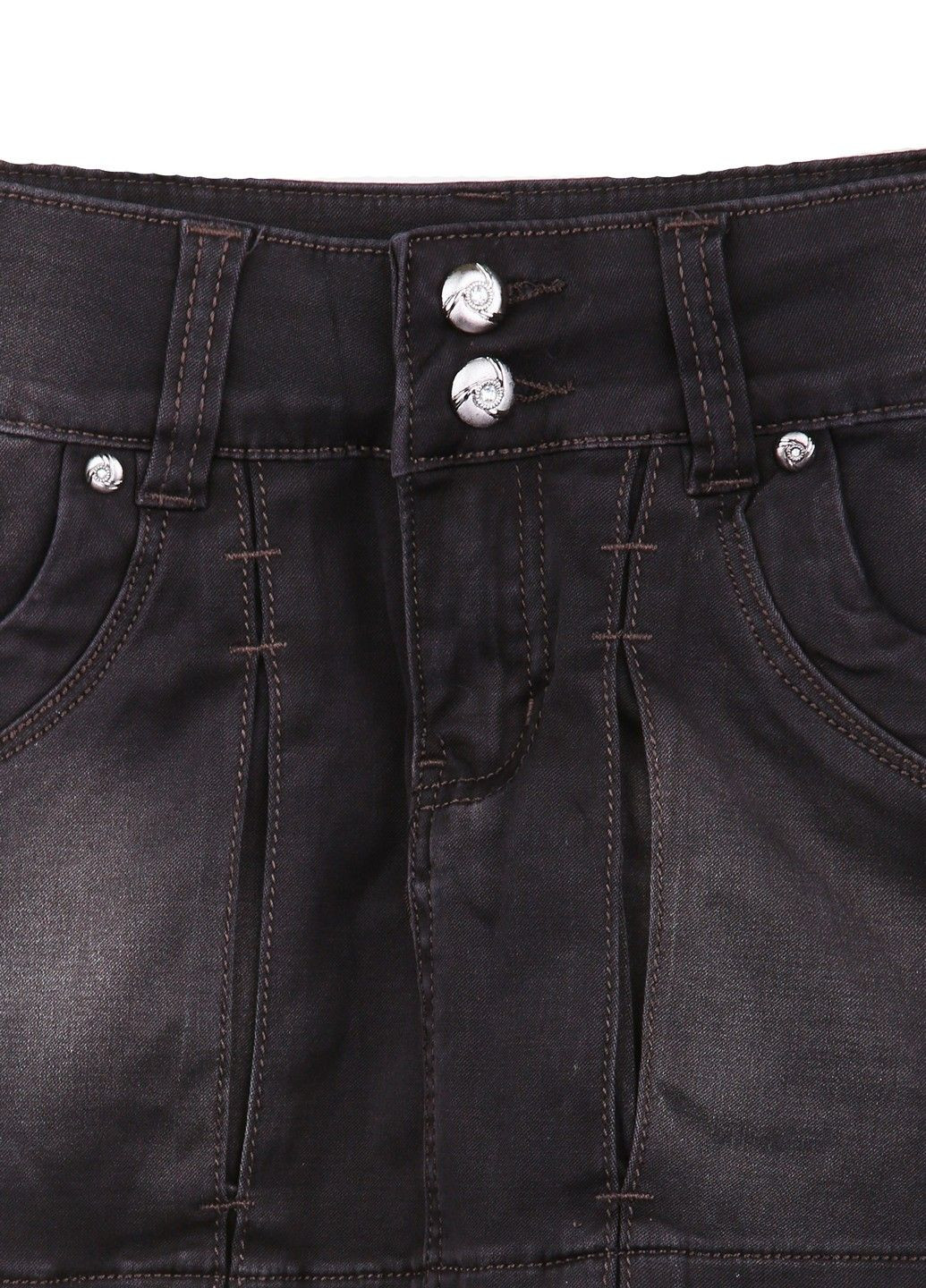 Темно-серая однотонная юбка Mtp