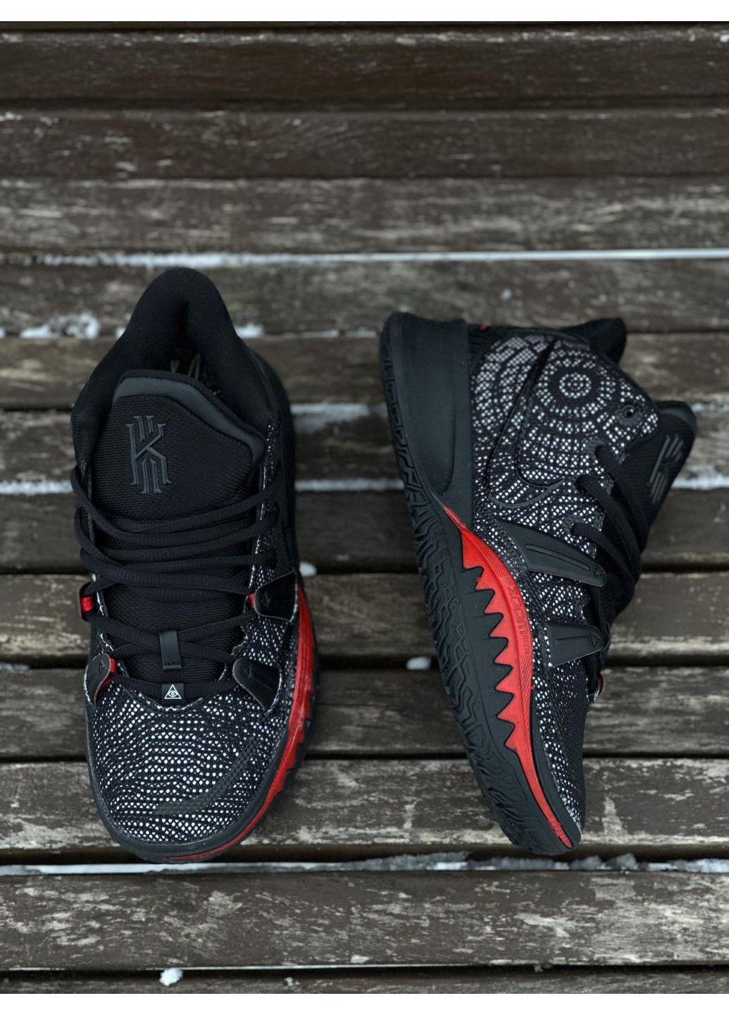 Чорні Осінні кросівки чоловічі nike kvurie 7 bread найк кайрі No Brand