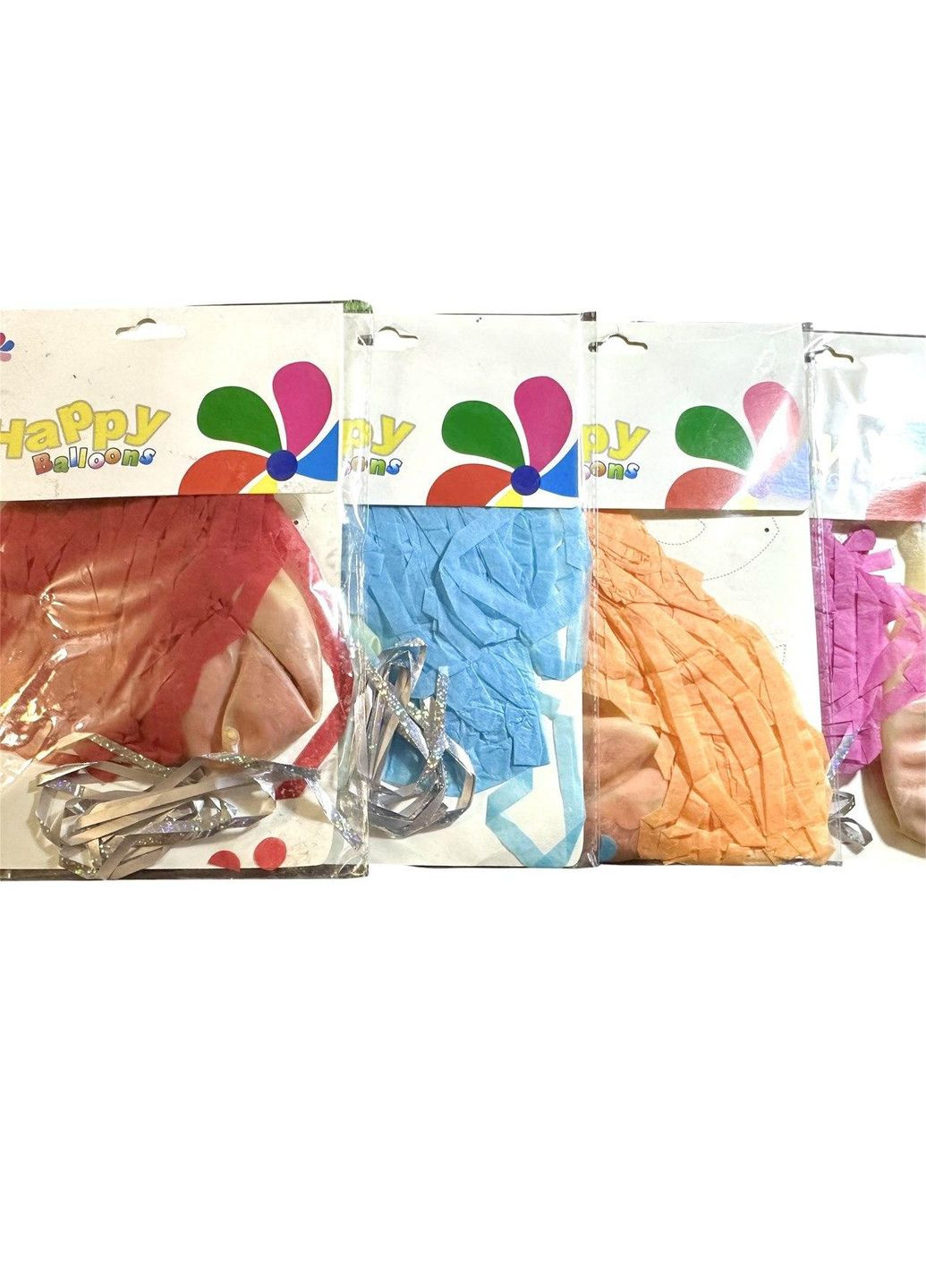 Латексна куля “BALLON” 32 дюйми з бахромою і конфетті | Гігантські кулі для свят, фотосесій та декору No Brand (365778431)