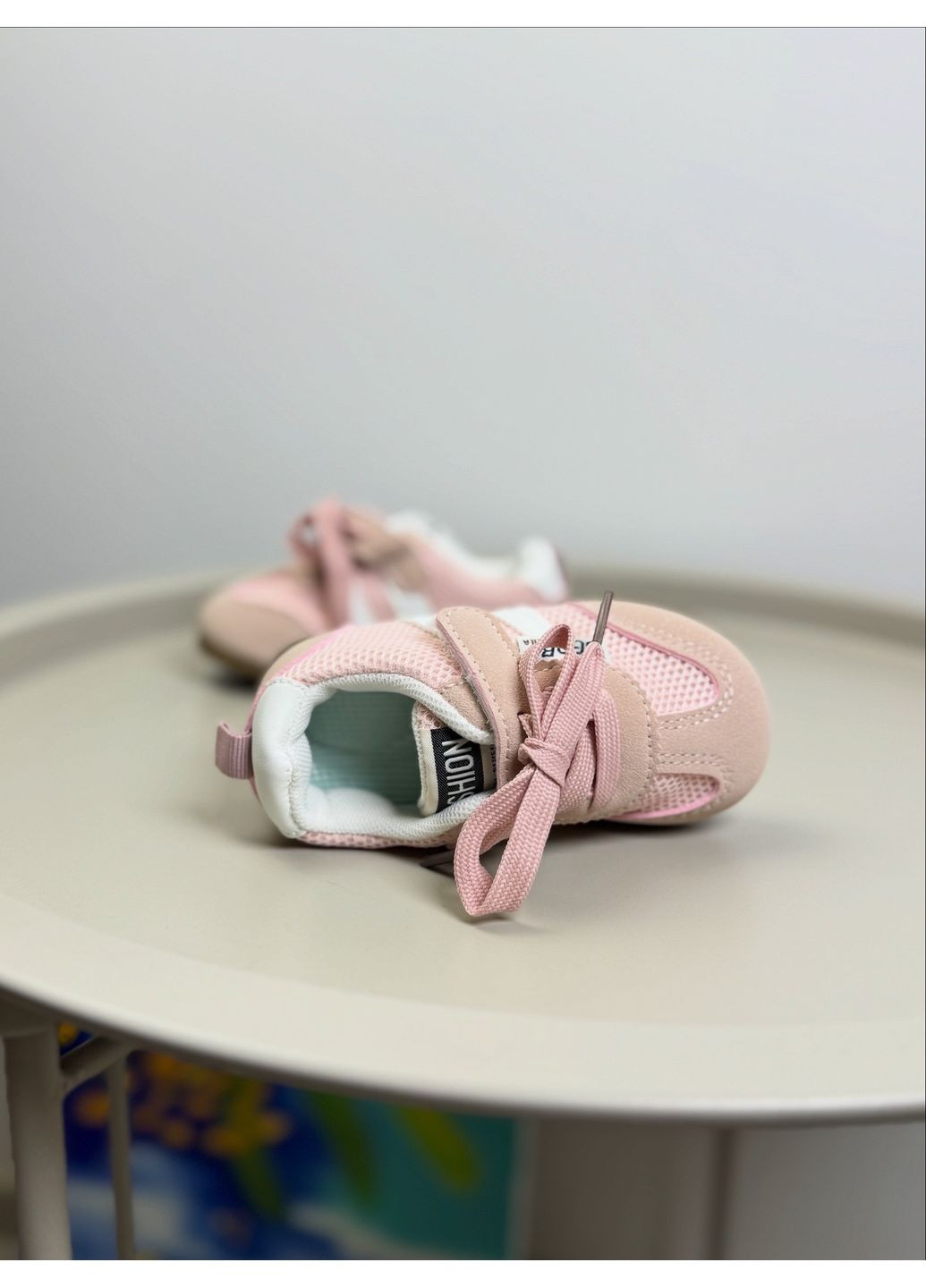 Рожеві всесезонні кросівки дитячі 19 розмір рожеві 1591 No Brand