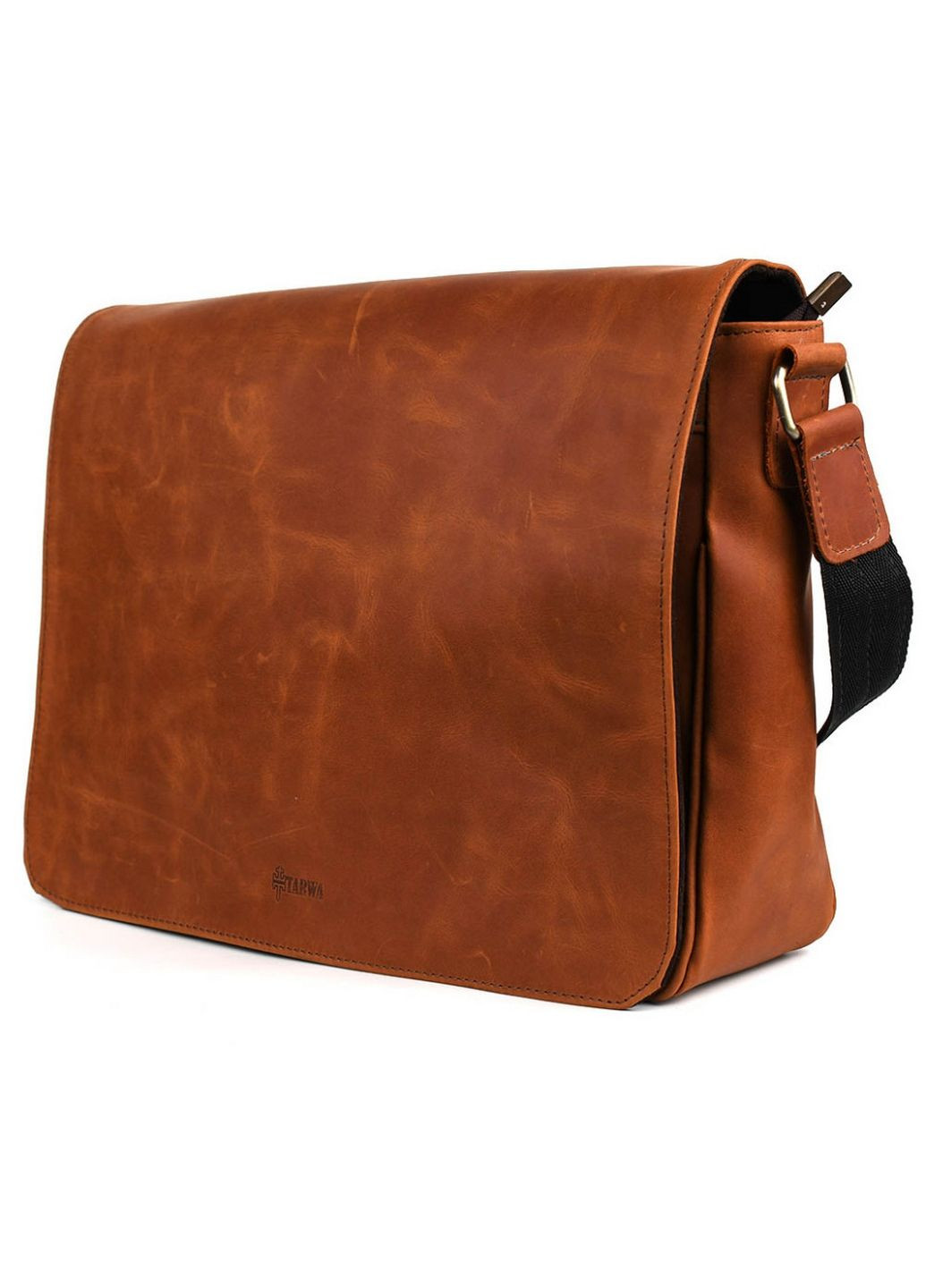 Мужская кожаная сумка через плечо 37х27х11 см TARWA (315871056)