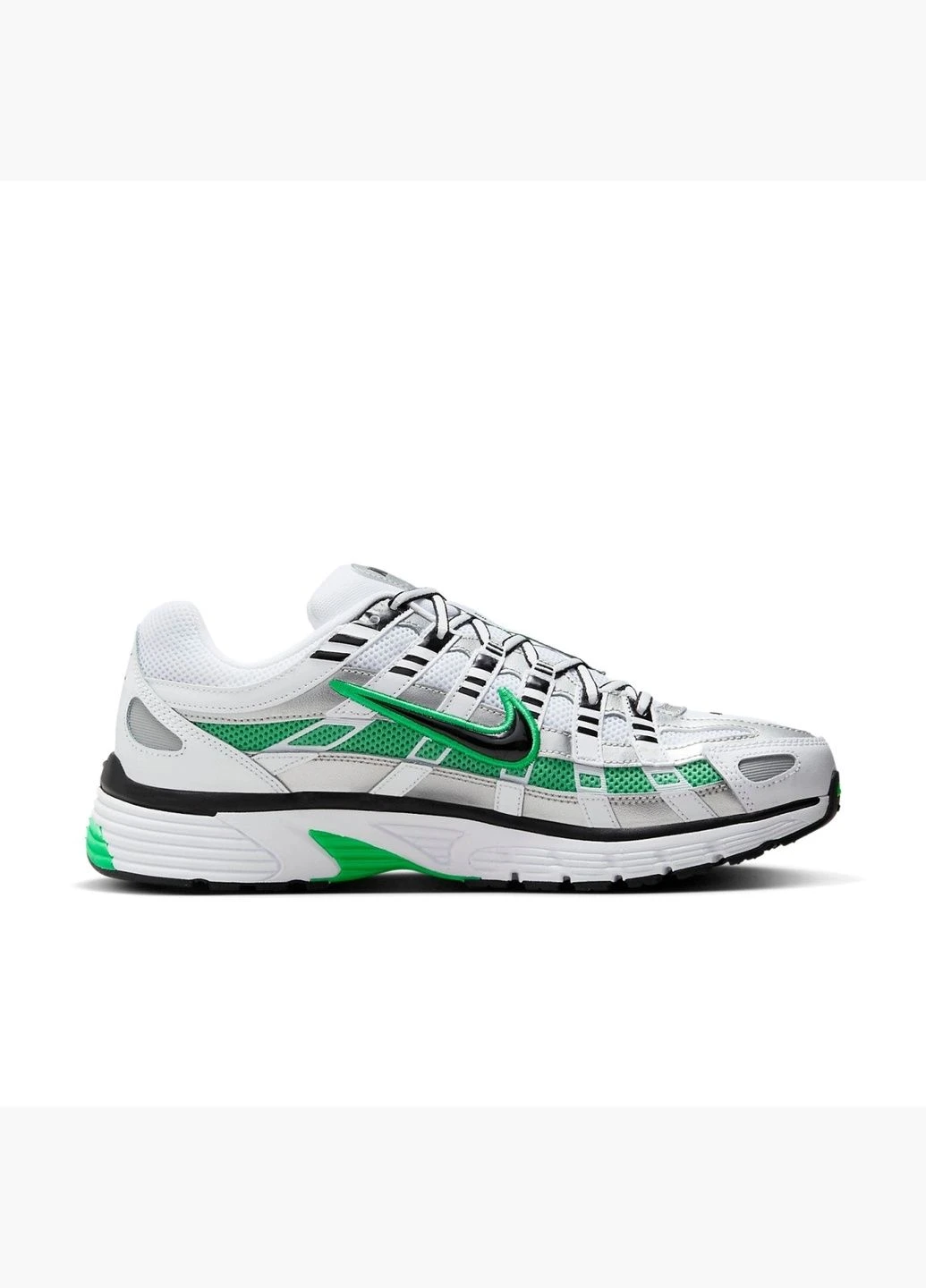 Білі всесезонні кросівки унісекс p-6000 white cd6404-104 Nike