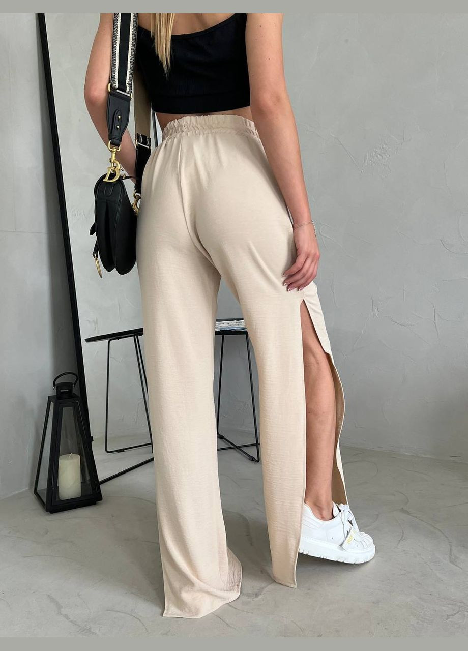 Женские брюки с разрезом по бокам Україна (332007534)