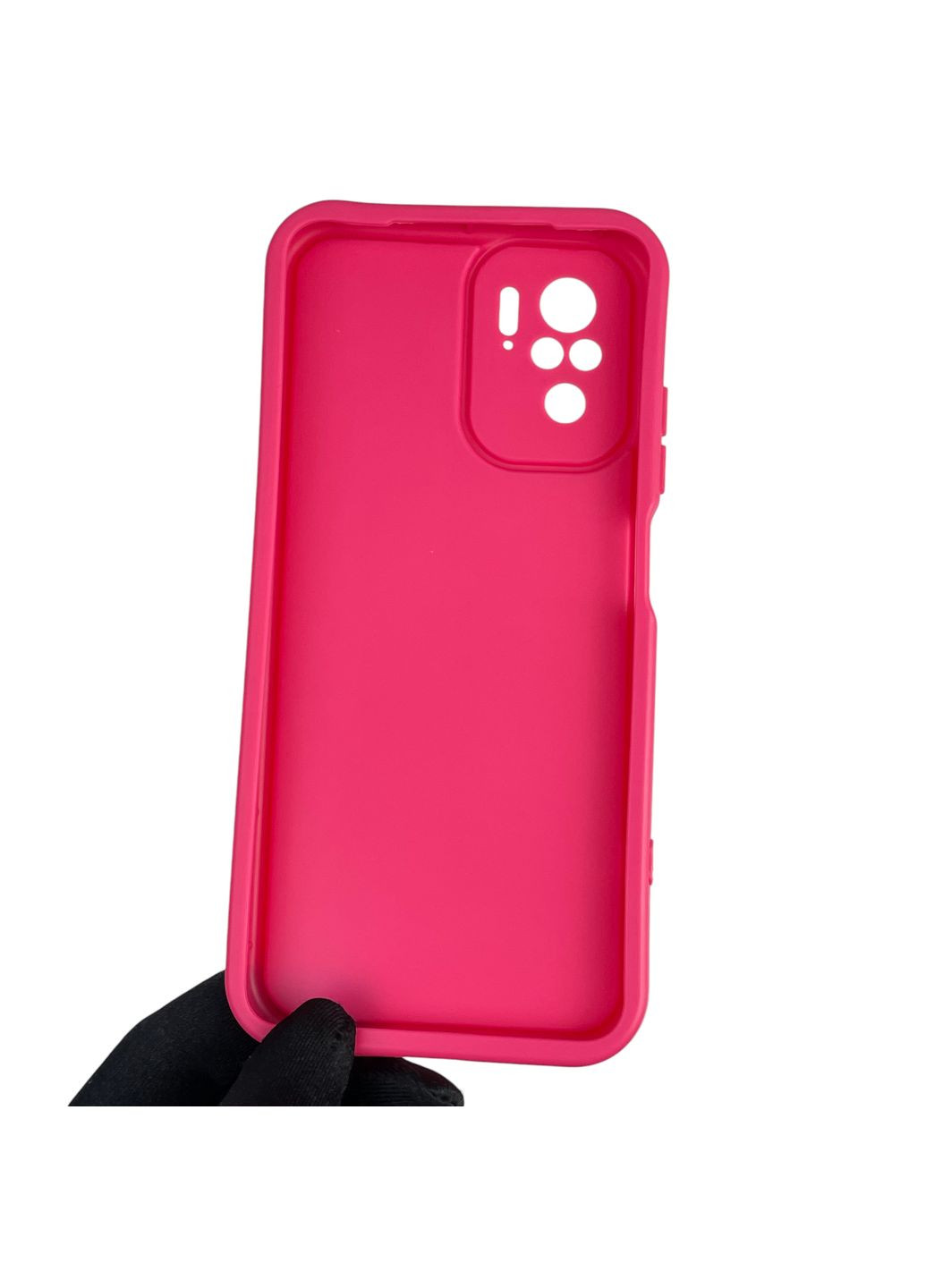 Чехол силиконовый Soft Touch для Poco M5s малиновый (Полная защита камеры) Xiaomi (366390532)