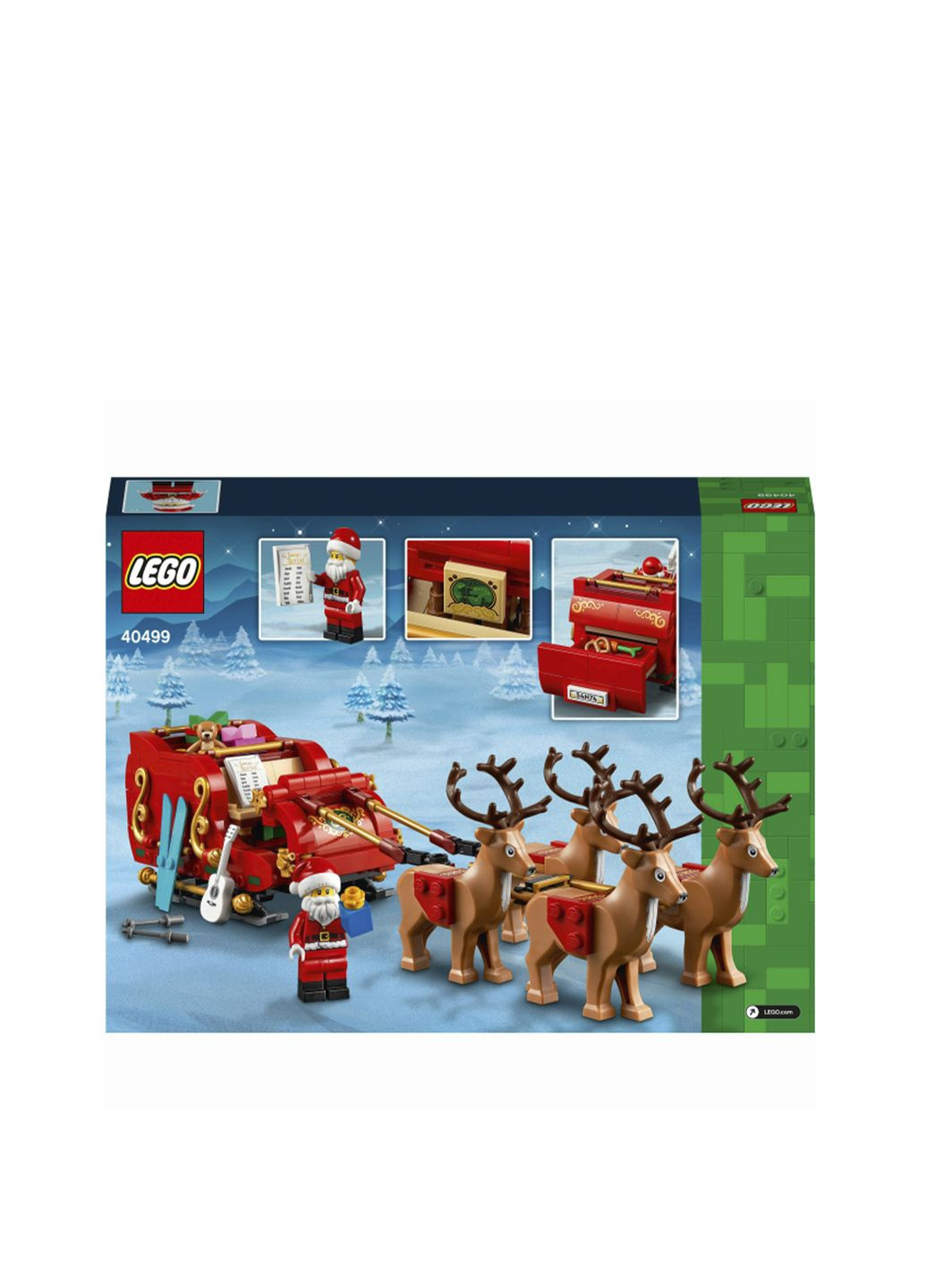 Конструктор - Санки Санты цвет разноцветный ЦБ-00263985 Lego (306429280)