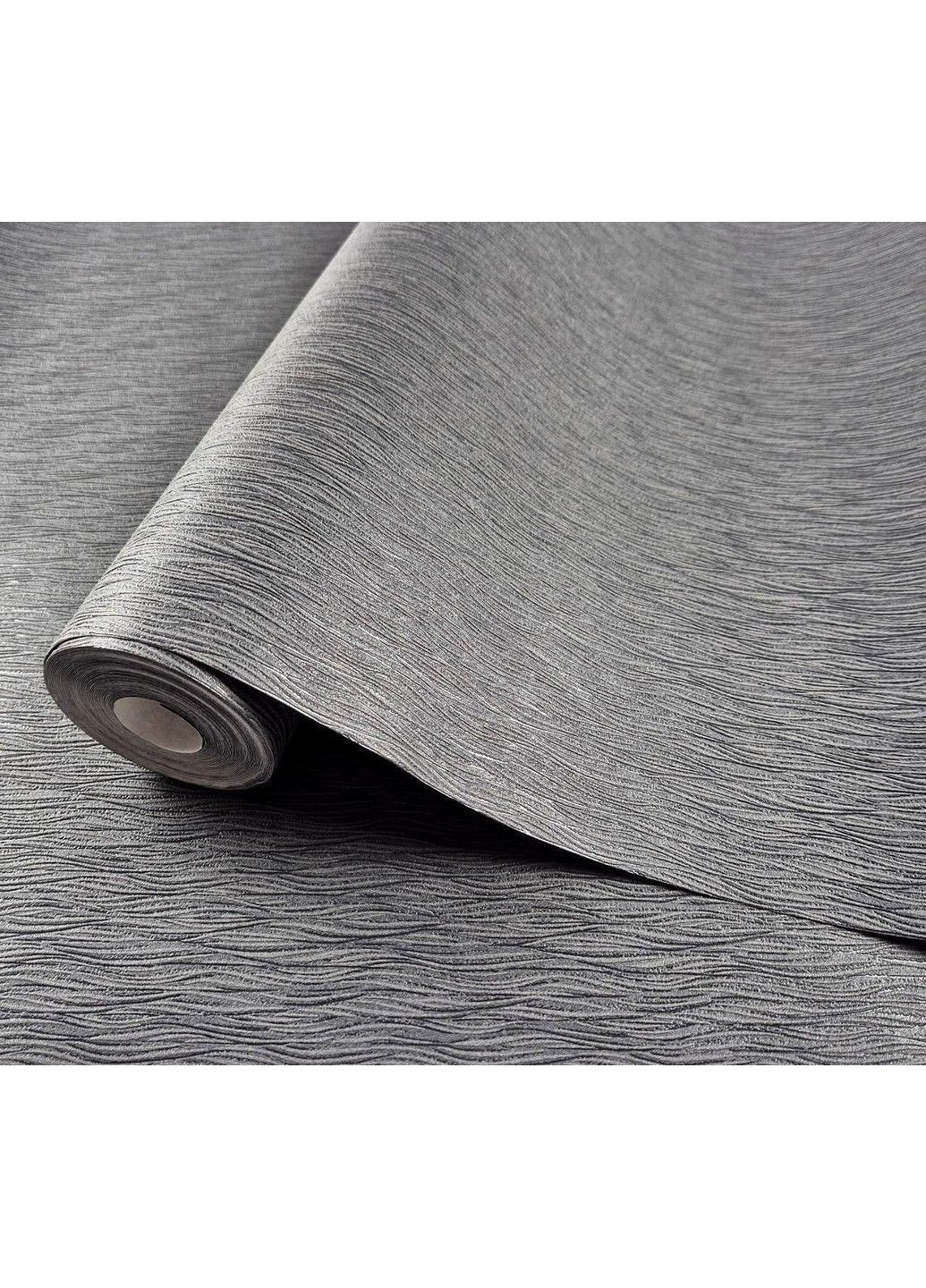 Виниловые обои 0.53 × 10.05 м 77603, черные для спальни, гостиной, кабинета MARBURG (368895824)