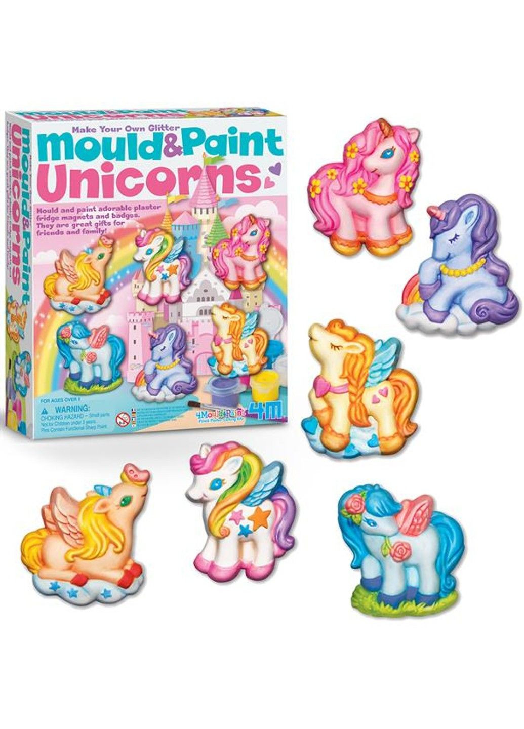 Набір для створення магнітів із гіпсу Єдиноріг (00-04708) 4M (331299117)