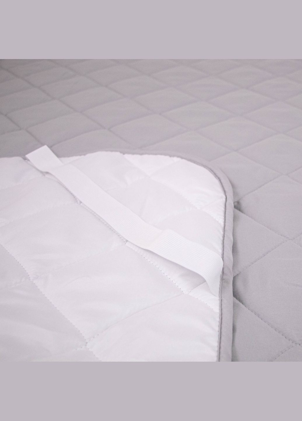 Наматрацник силіконовий на резинці Grey White Руно 829.52СУ_Grey White (305296569)