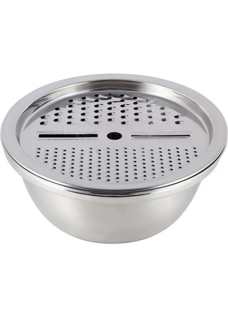 Набір миска, друшляк та терки круглі Ø26см, нержавіюча сталь Kamille (329895137)
