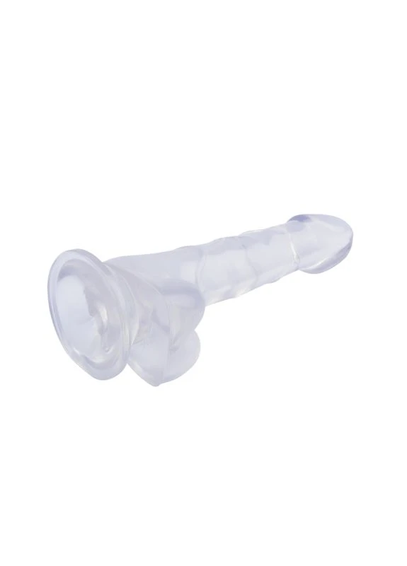 Прозрачный дилдо с мошонкой на присоске 7.7 Inch Dildo Chisa (392058052)