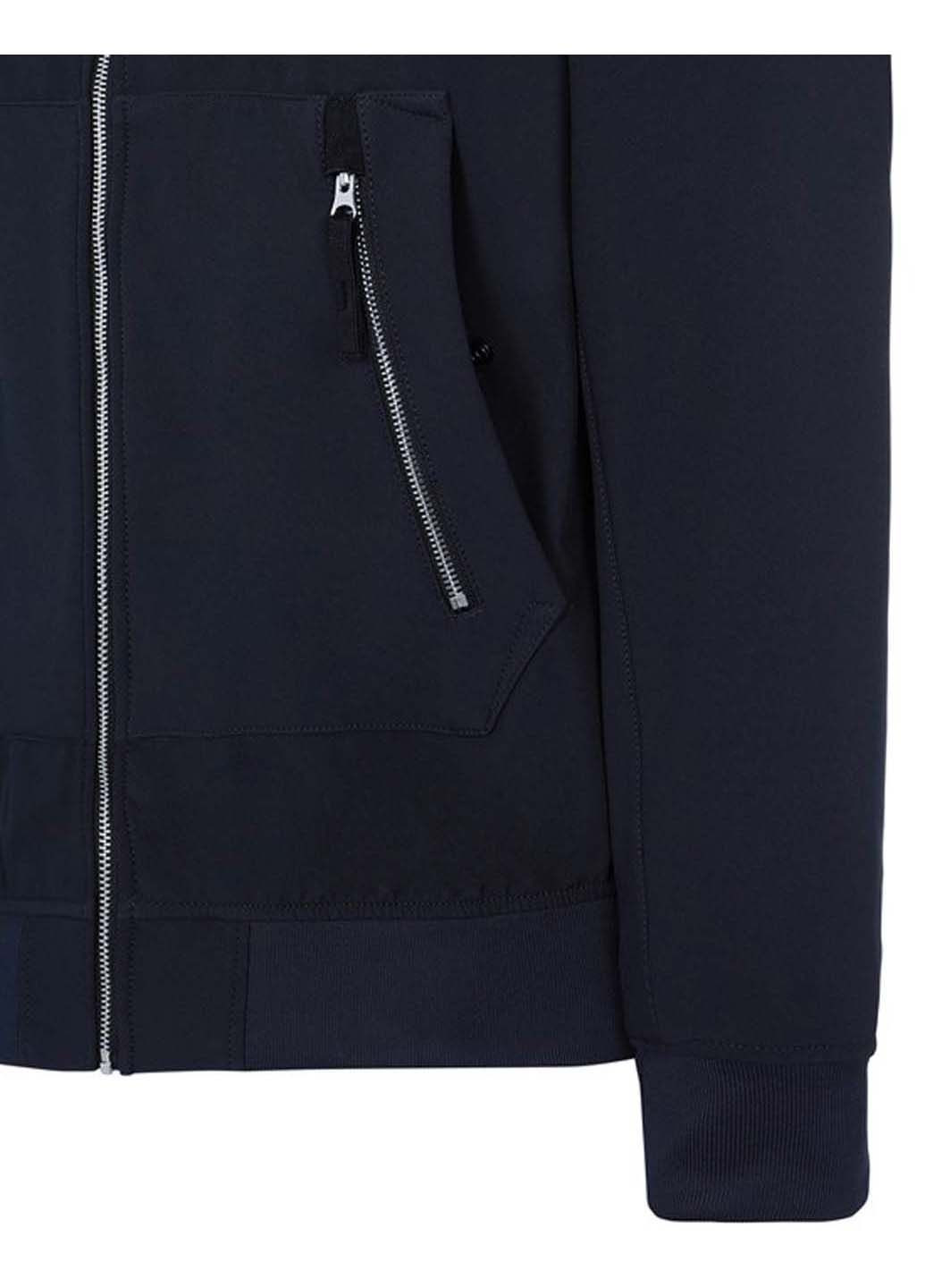 Темно-синя демісезонна куртка 40727 light soft shell marine Stone Island