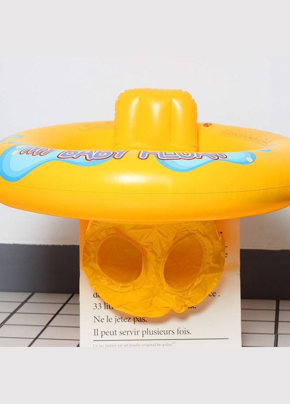 Детский надувной плот-круг 59574 NP со спинкой и трусиками для плавания малышей от 1 года. Intex (327216344)