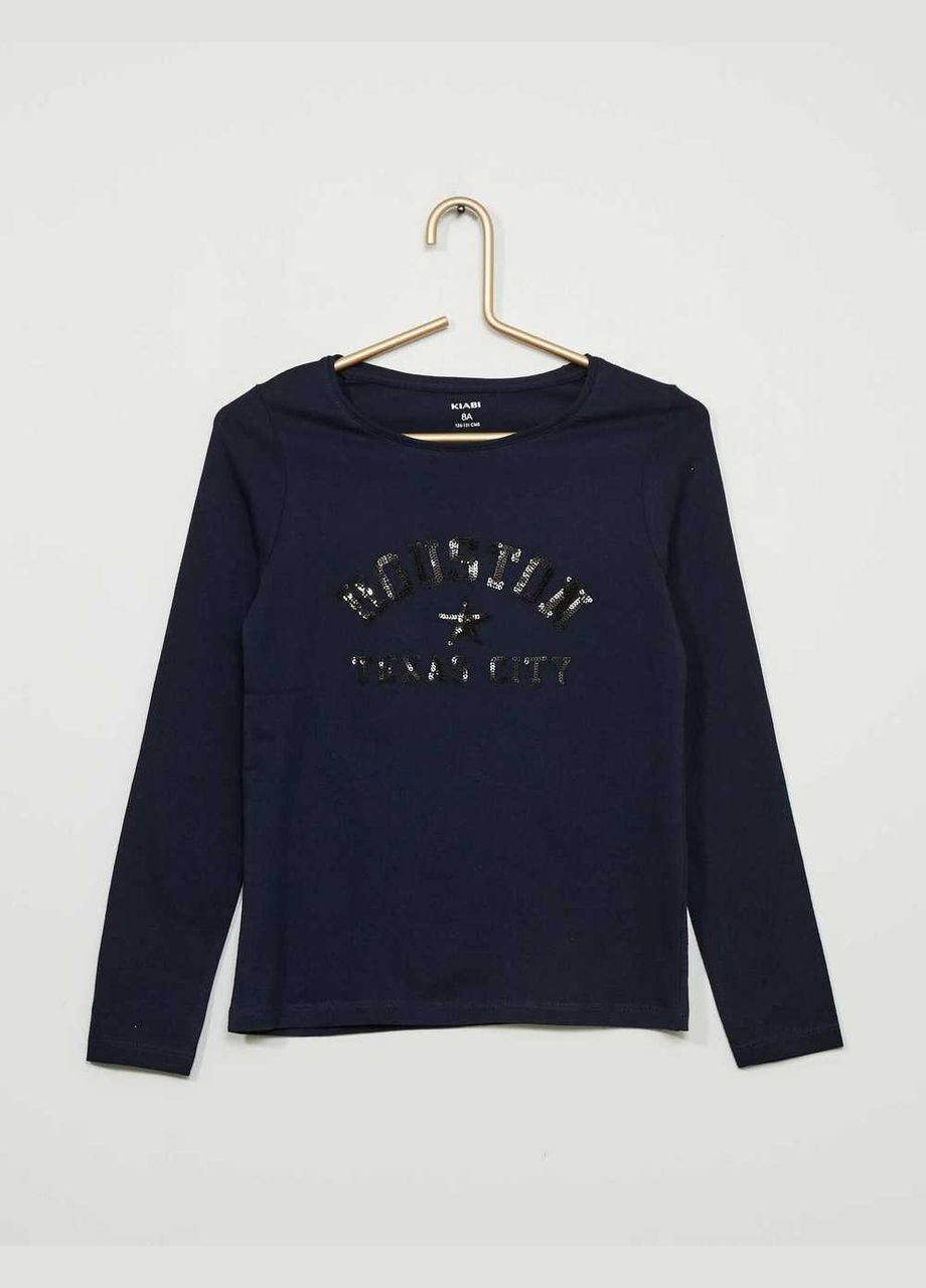 Лонгслів,темно-синій-чорний, Kiabi (284669366)