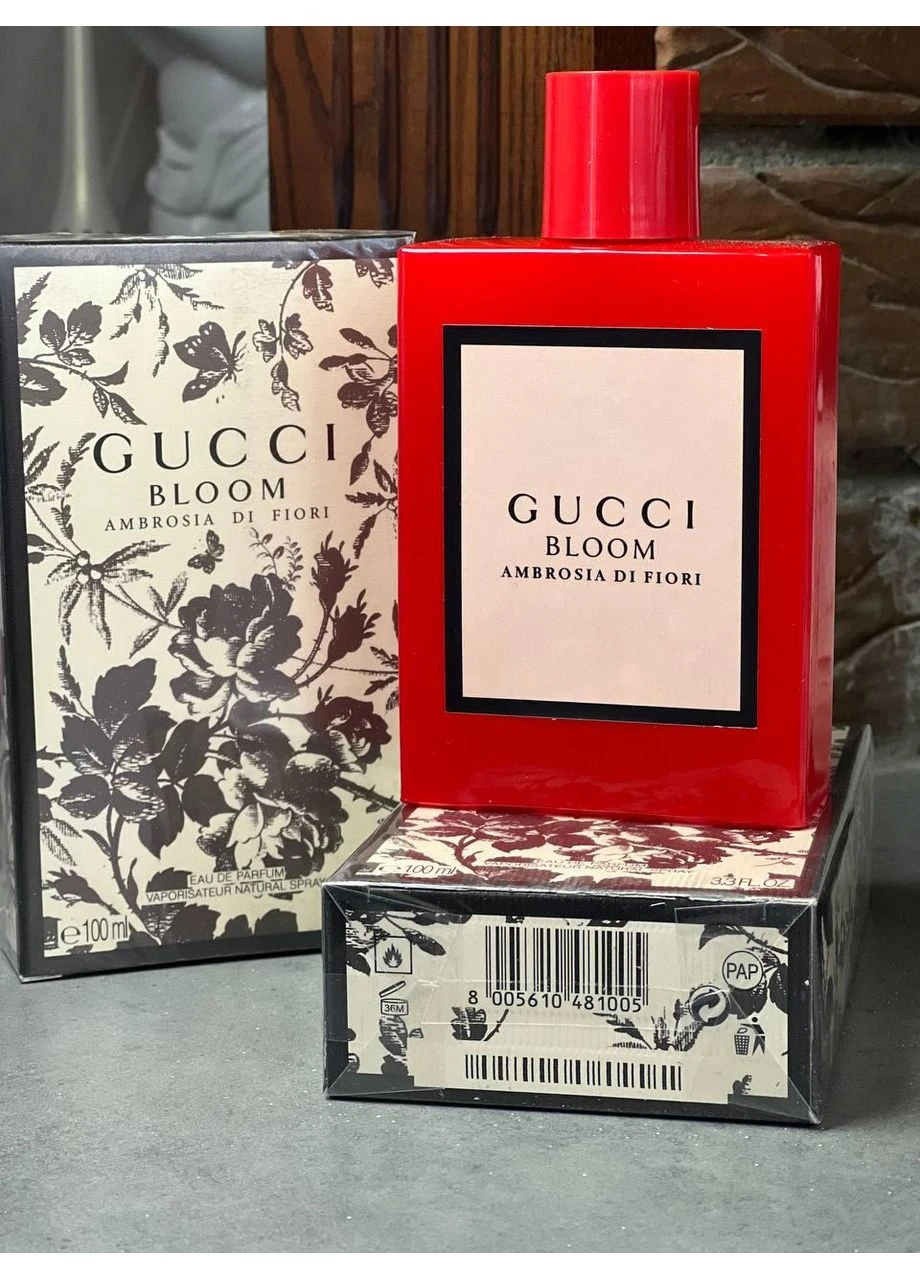 Парфюм Bloom Ambrosia Di Fiori – женский восточно-цветочный аромат с туберозой, жасмином и розой Gucci (387003451)