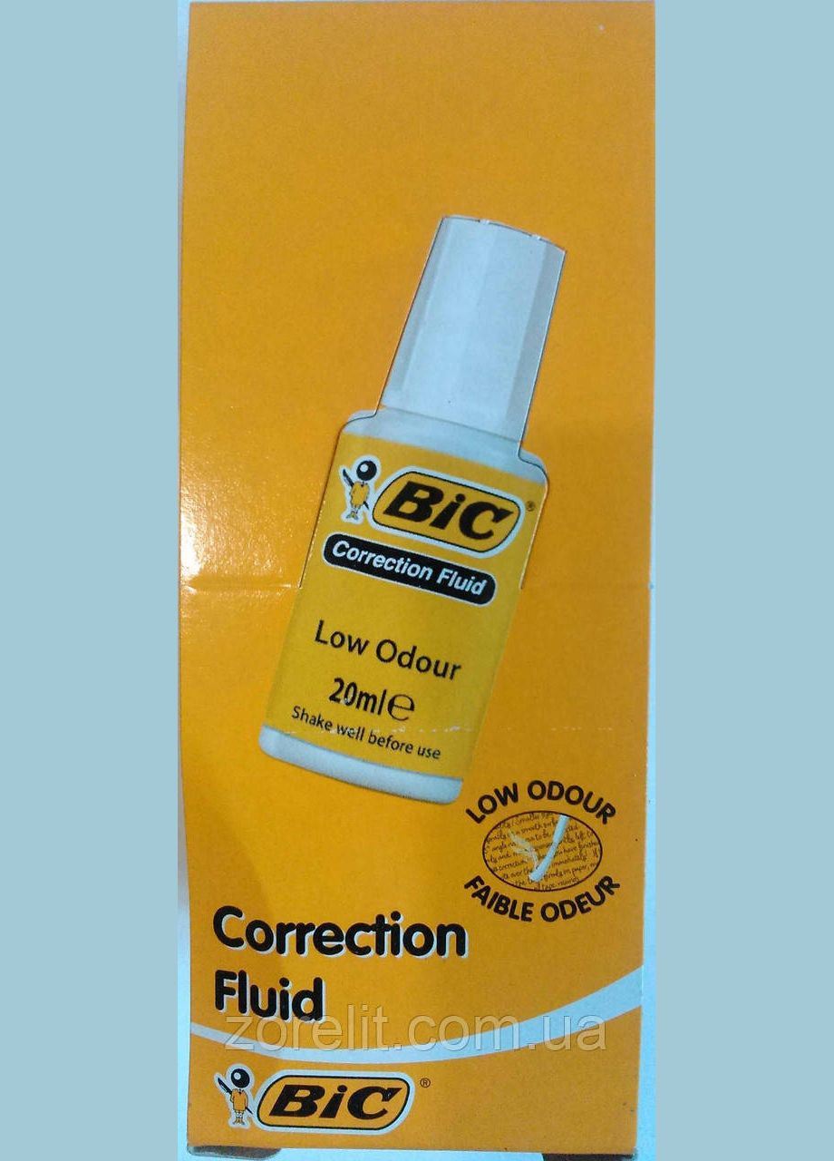 Коригувальна рідина 20 мл із пензликом Bic (369165202)
