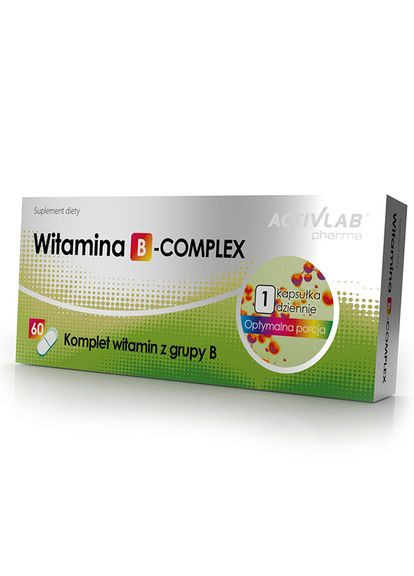 Витамины группы В, Vitamin BComplex, 60капс 36108023, (36108023) ActivLab (293256810)
