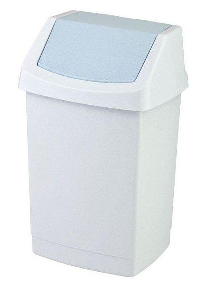 Контейнер для сміття з поворотною кришкою Click-It 50 л (04045) Мармуровий Curver (334712791)