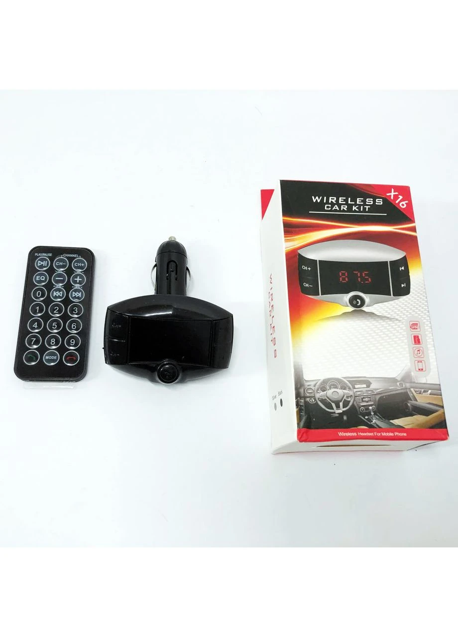 Автомобильный FM-трансмиттер с функцией Bluetooth, автомобильный FM-модулятор премиум-класса, FM Bluetooth трансмиттер MD-56 PRC (377790773)