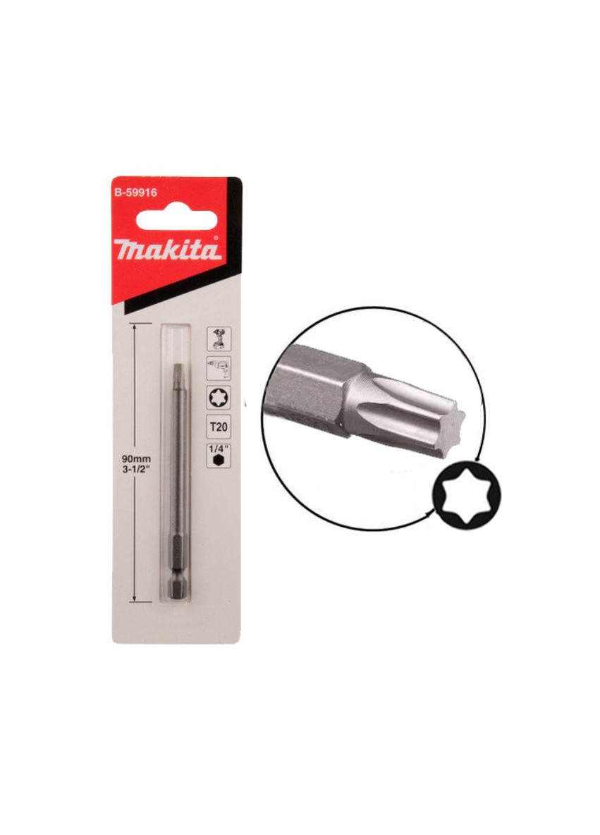 Торсионная Бита T20 B-59916 (90 мм) удлиненная (4988) Makita (295036615)