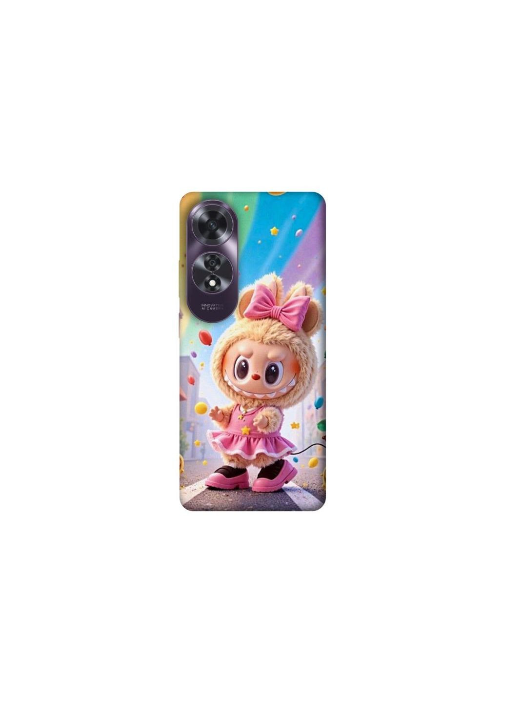Чехол на Oppo A60 Labubu rainbow Frontalka (361994078)