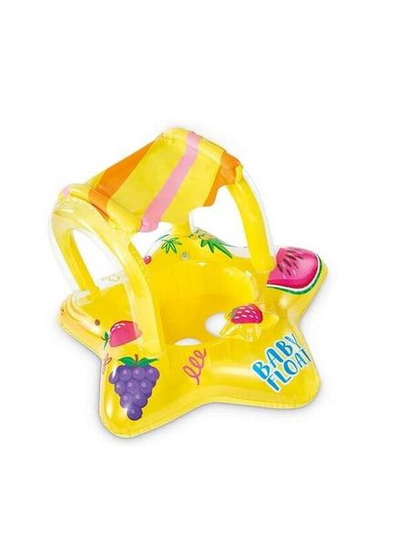 Надувний круг Зірочка з навісом 56573 Різнокольоровий shop (2000990409645) Intex (362617645)