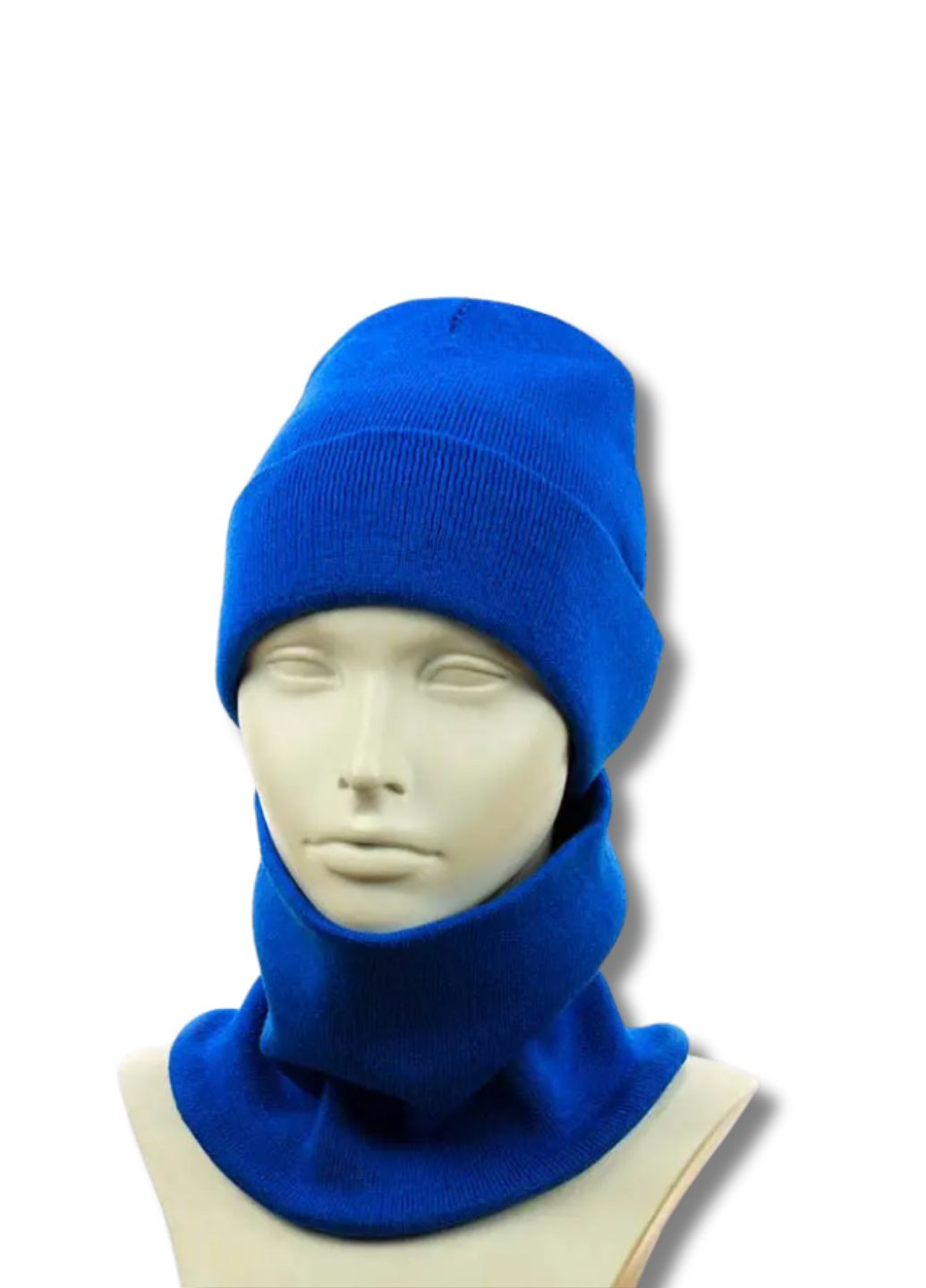 Демісезонний комплект шапка + бафф New No Brand Унісекс комплект (353685411)