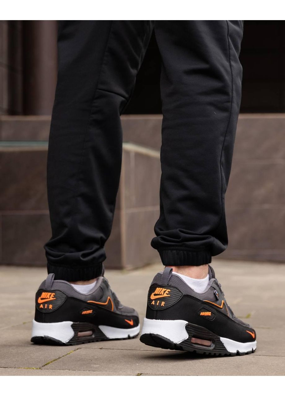 КРОСІВКИ ЖІНОЧІ NIKE AIR MAX 90 SILVER ORANGE НАЙК АІР МАКС 90 No Brand білі демісезони (367170854)