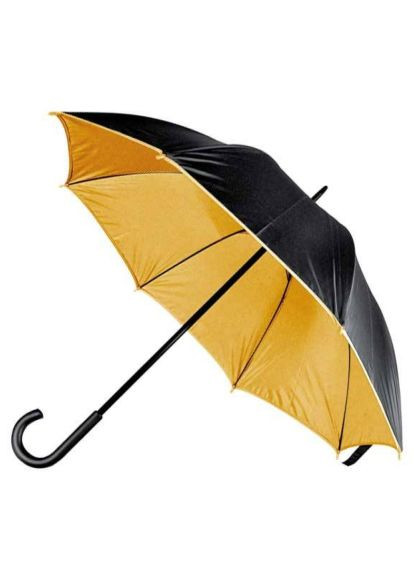 Золотой зонт механический черный/золотистый (4519798) Macma (368763328)