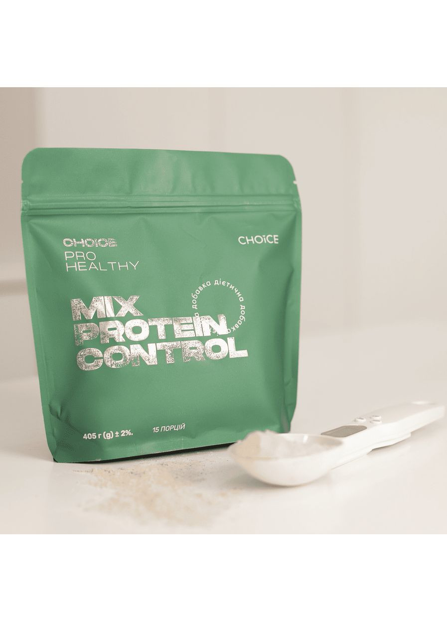 Mix Protein CONTROL — низькокалорійний поживний коктейль для контролю ваги, 405 г Чойс CHOICE (338800271)